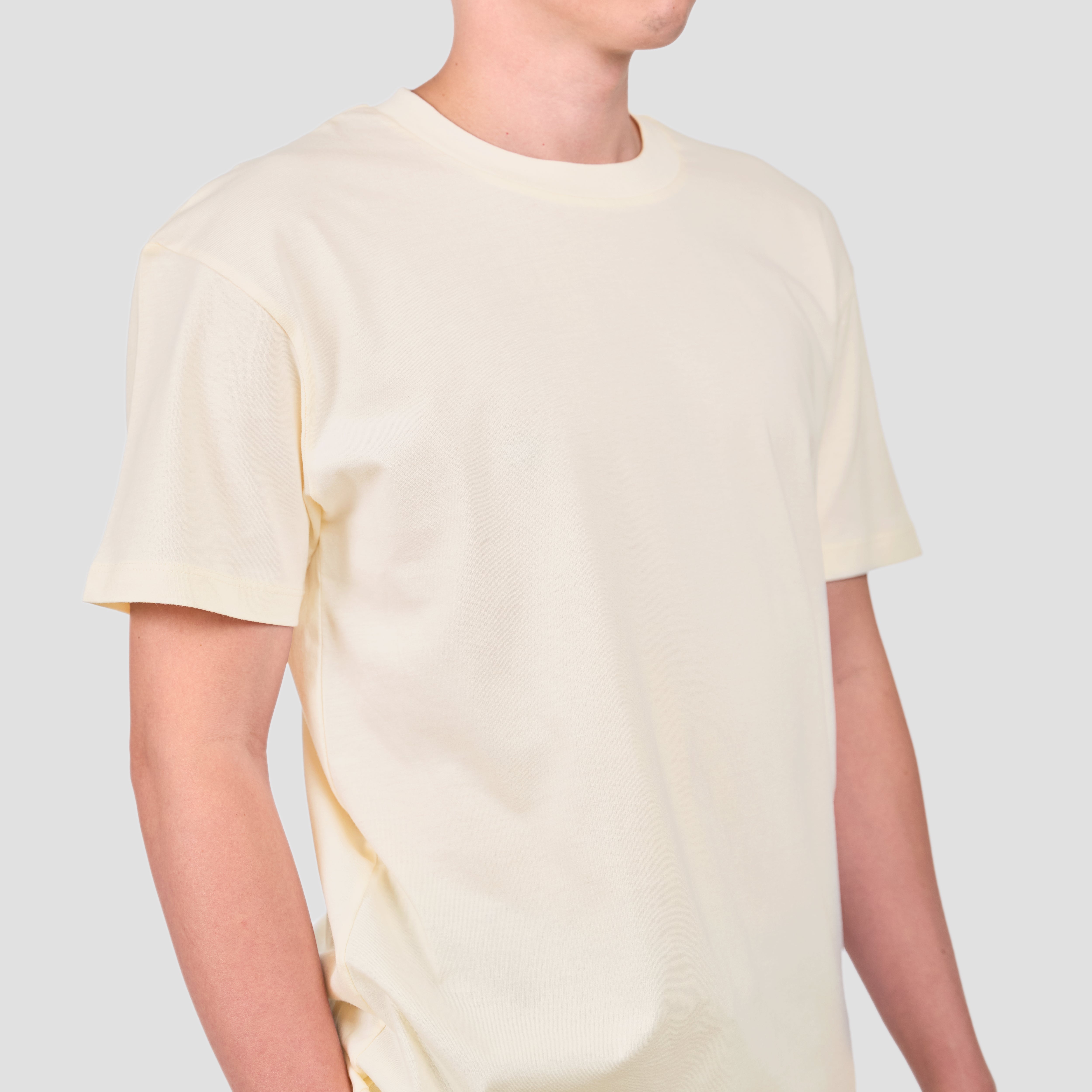 เสื้อยืดแขนสั้นจากฝ้ายออร์แกนิกสำหรับคุณผู้ชาย