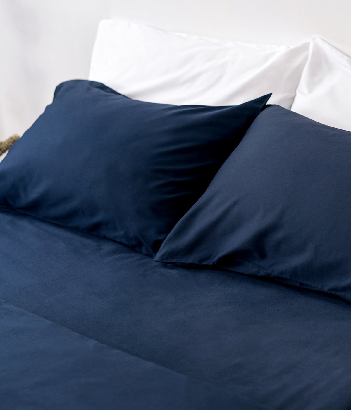 classic-sateen-navy-blue-fitted-sheet-and-pillow-case-pair-by-sojao