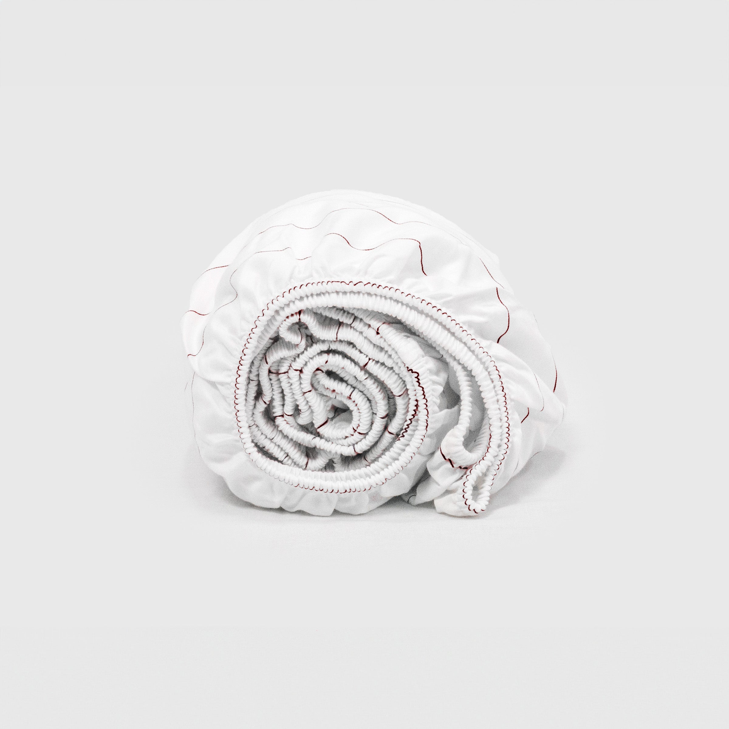 ผ้าปูที่นอนแบบรัดมุมแบบคลาสสิกสีน้ำเงินเนวี่ลายทาง