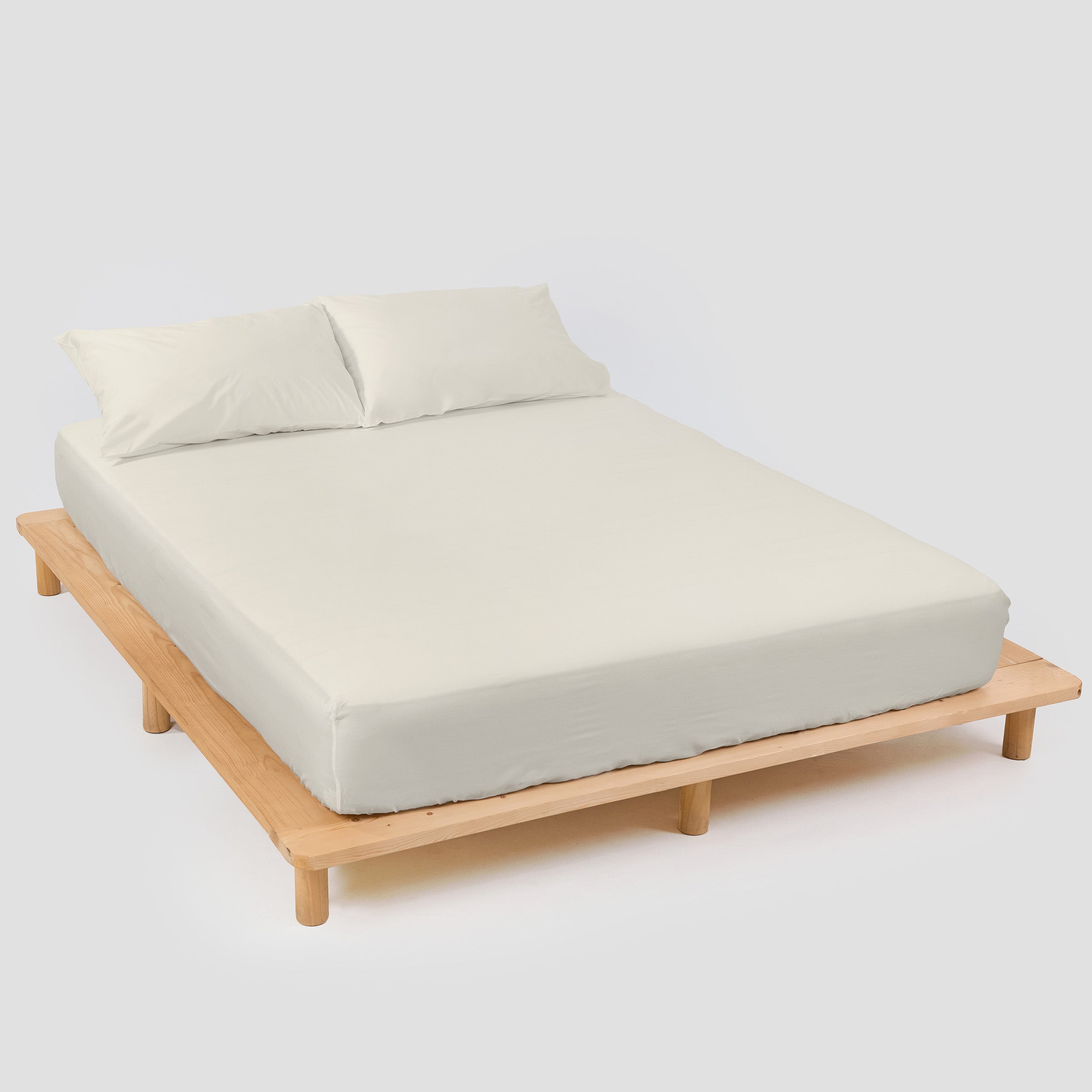 Crisp Oat Pillow Case Pair