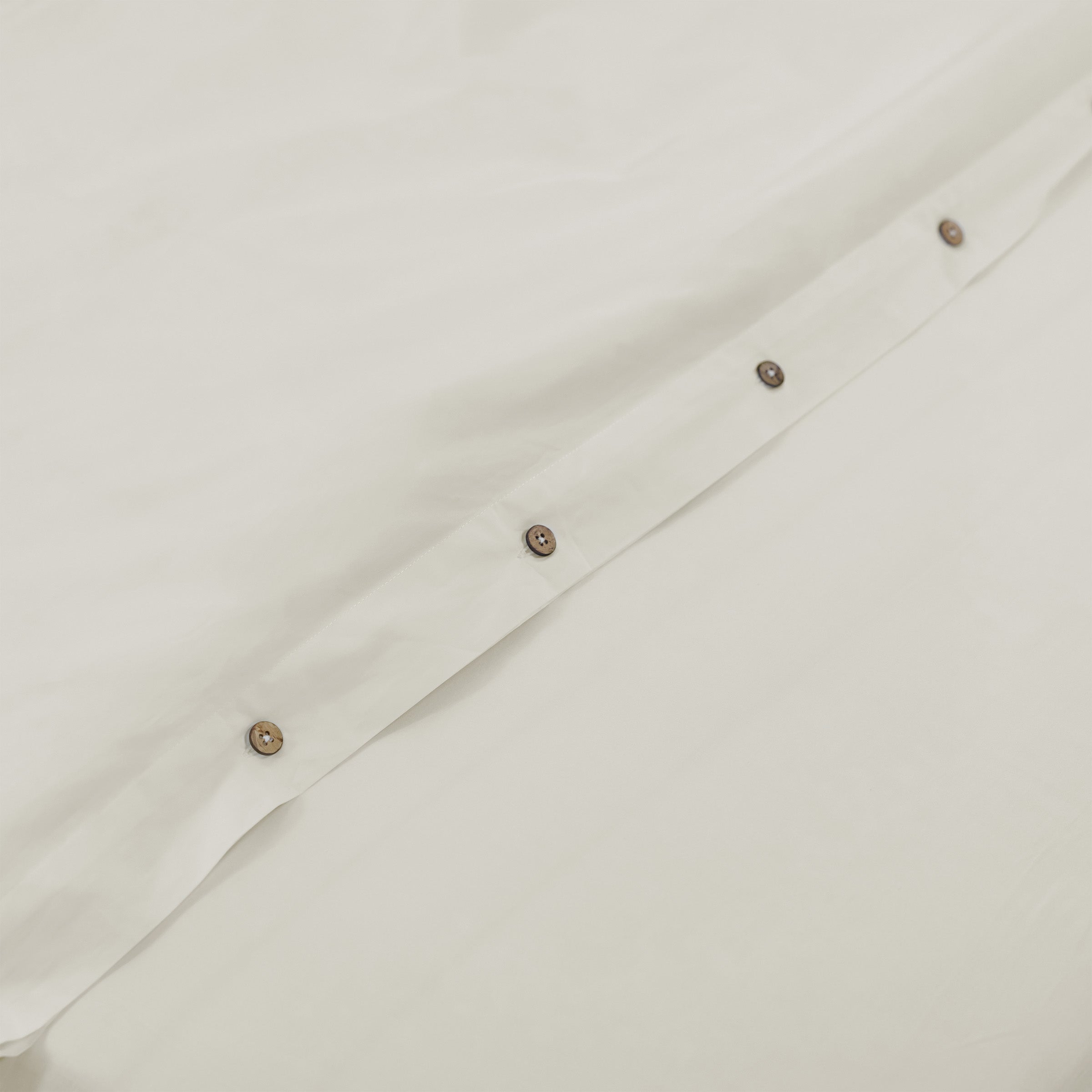 ชุดผ้านวมแบบผ้าฝ้ายทอละเอียดสีขาว