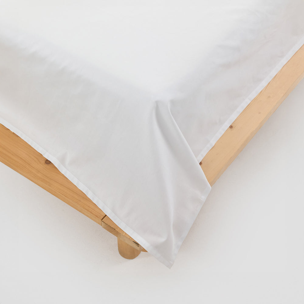 White Flat Sheet Thickened 100% Cotton Bedding Sheets queen Lotus Leaf Flat Bed Sheet Duvet cover and pillowcases quilt case