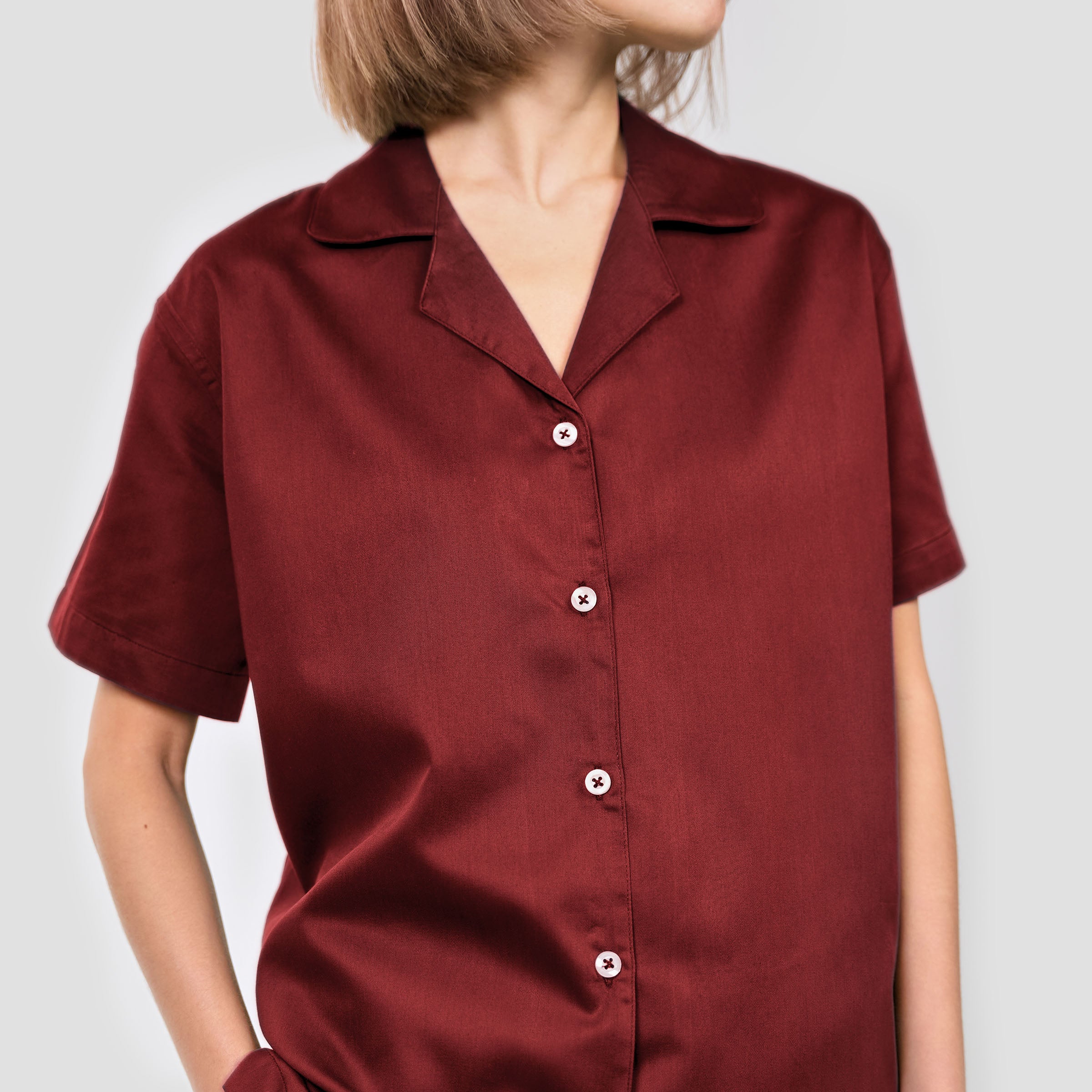 Organic Cotton Women's Loungewear Shirt