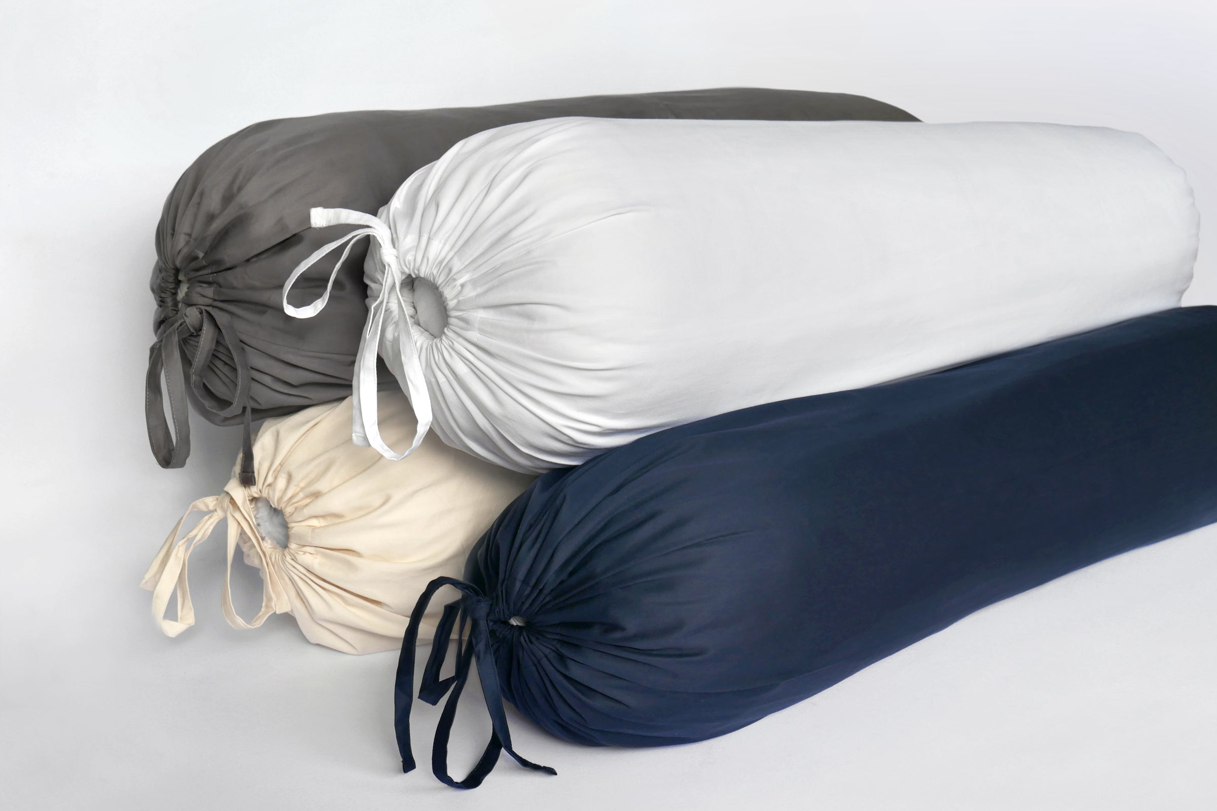 organic-cotton-classic-bolster-case-navy-natural-white-stone-in-multi-variants-colour-by-sojao